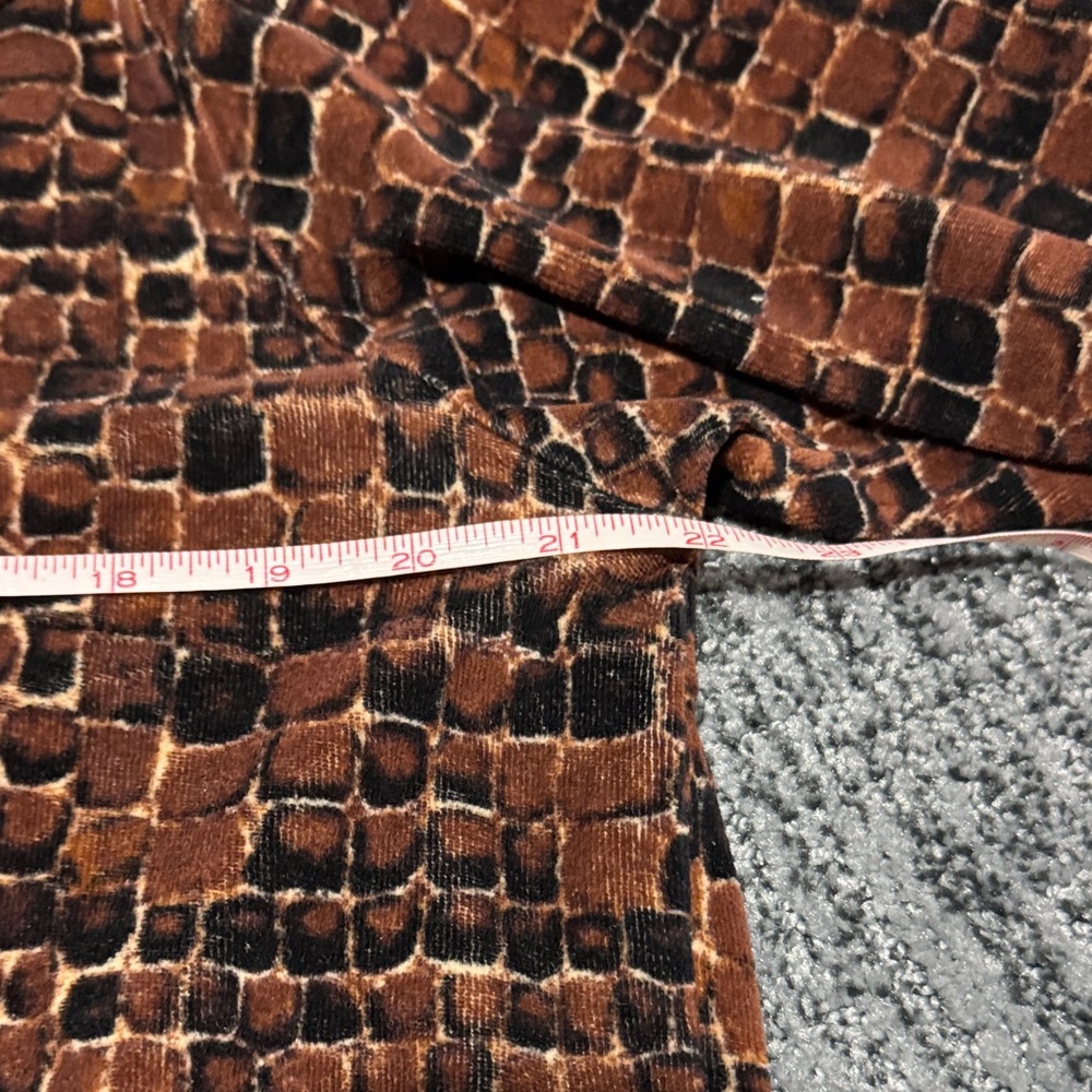 Basic Editions Brown Patterned Shirt - image 8